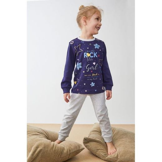 Girl's interlock pajamas