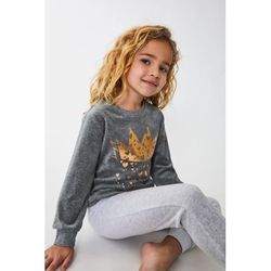 Thickened girl's pajamas