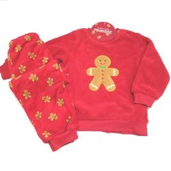 Red 100% polyester Promise girl's pajamas