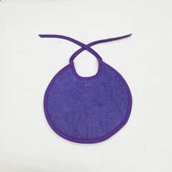 Pack 6 baberos de rizo con tira y impermeable 19x20 cm 98106