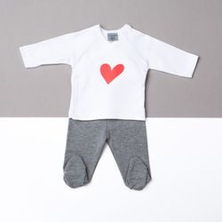 Conjunto de bebe primera puesta 9081 with love somnins