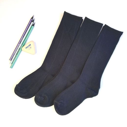 Pack of 3 pairs of high school cotton socks 15958 cucutbcn