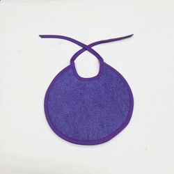Pack 6 baberos de rizo con tira y impermeable 19x20 cm 98106